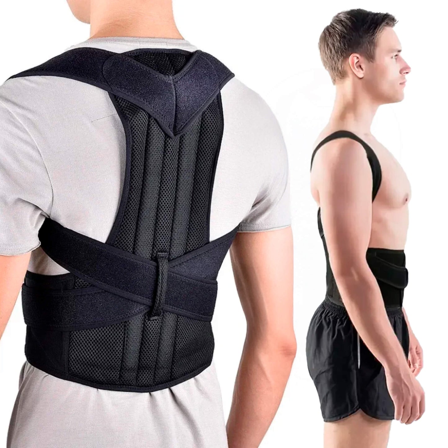 Norvo | Haltungs Korrigerende Ryggstøtte – Justerbart Lumbalstøtte Belte for Ryggsmerte Lindring & Ryggsøyle Justering | Unisex UK