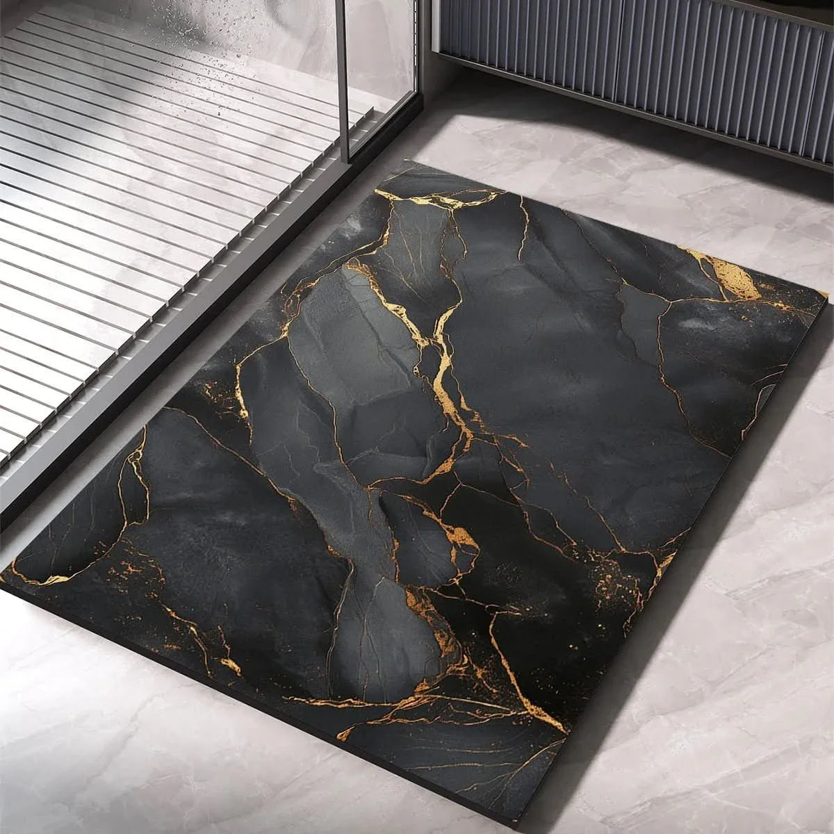 Norvo | Premium Diatom Mud Bath Mat, absorberende & halkefri