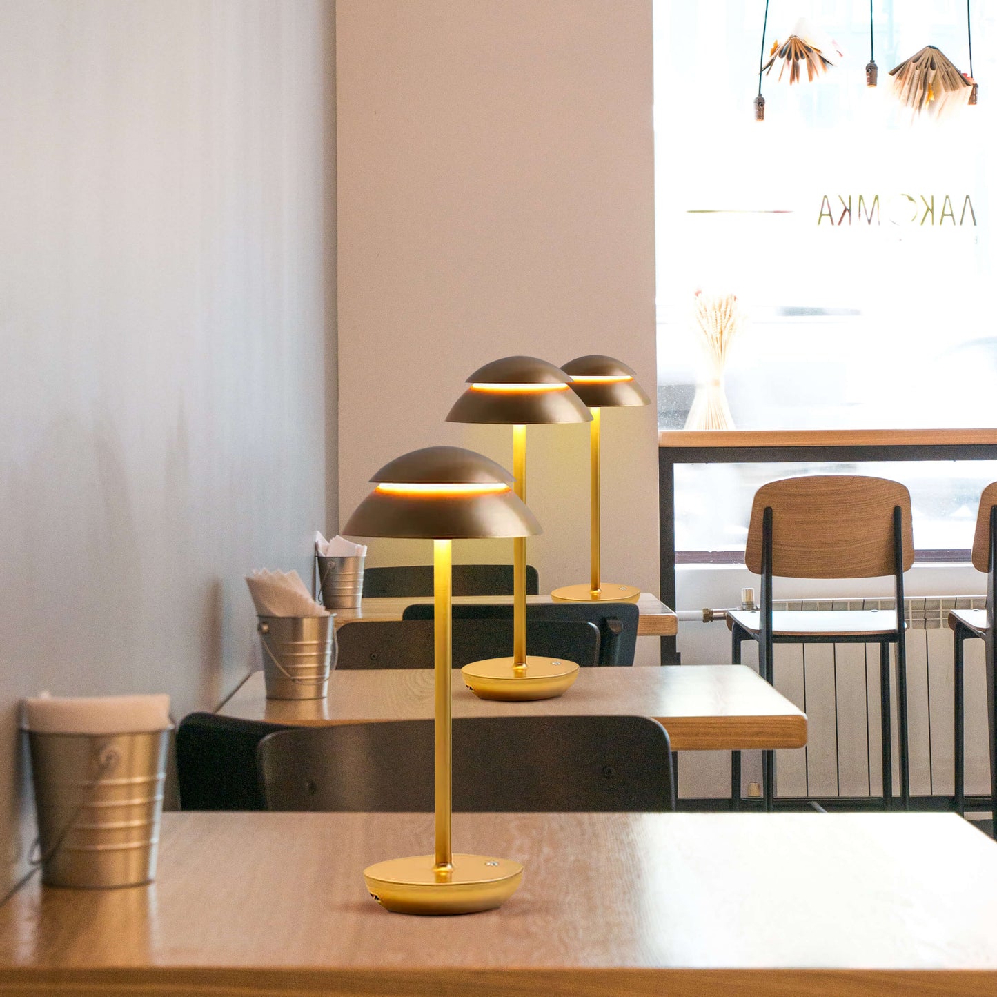 Norvo | Luxora - Oppladbar Trådløs Berøringsbordlampe