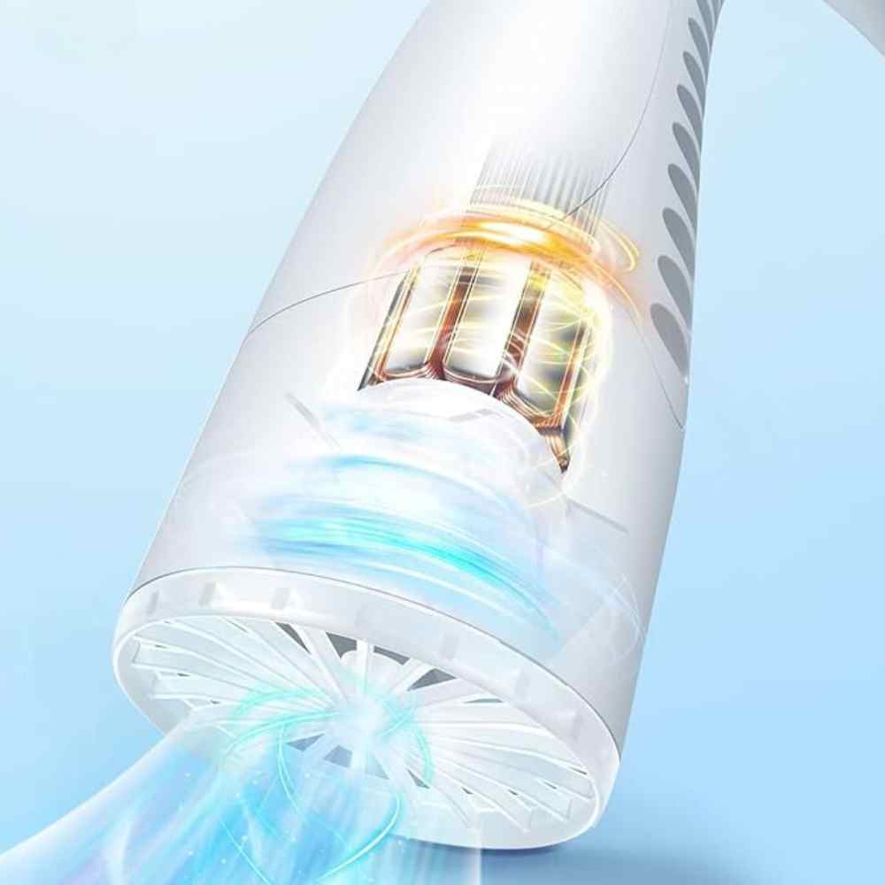 Norvo | Bladeless bærbar nakkevifte med 3 hastigheter stille kjøling 4000 mAh oppladbart