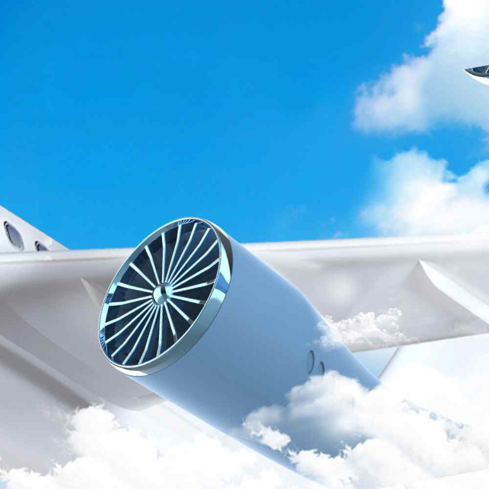 Norvo | Bladeless bærbar nakkevifte med 3 hastigheter stille kjøling 4000 mAh oppladbart