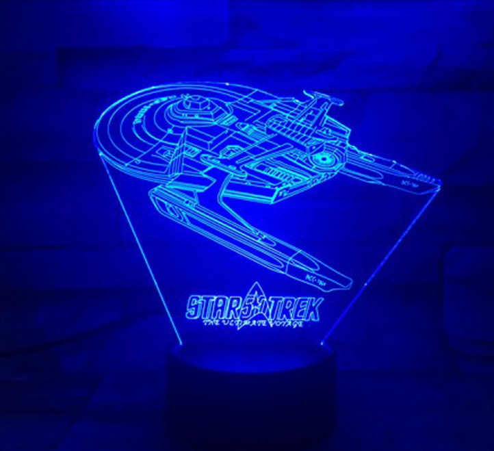 Norvo | Star Trek 3D optisk illusjonslampe