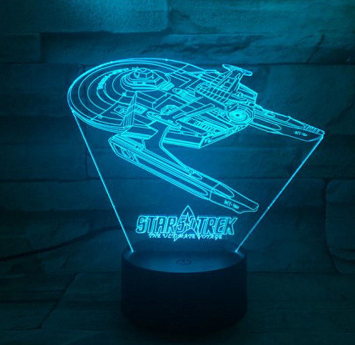 Norvo | Star Trek 3D optisk illusjonslampe
