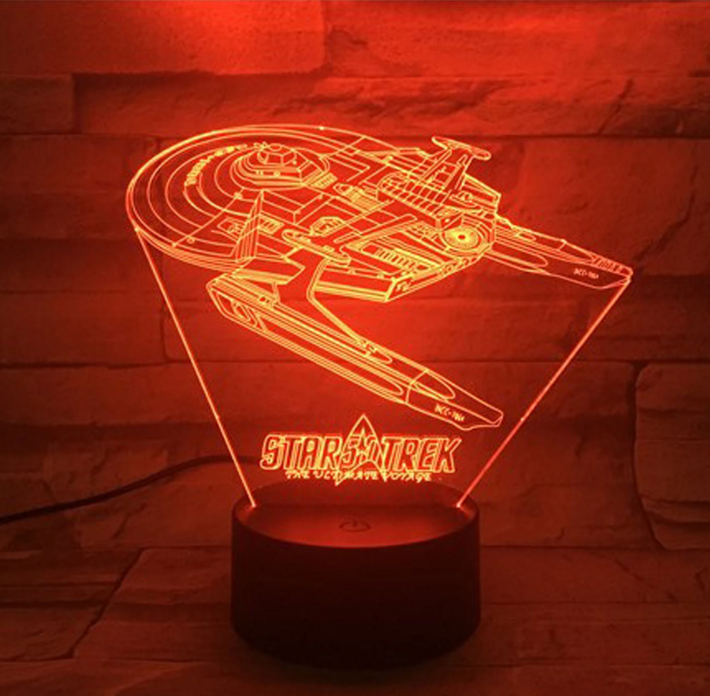 Norvo | Star Trek 3D optisk illusjonslampe