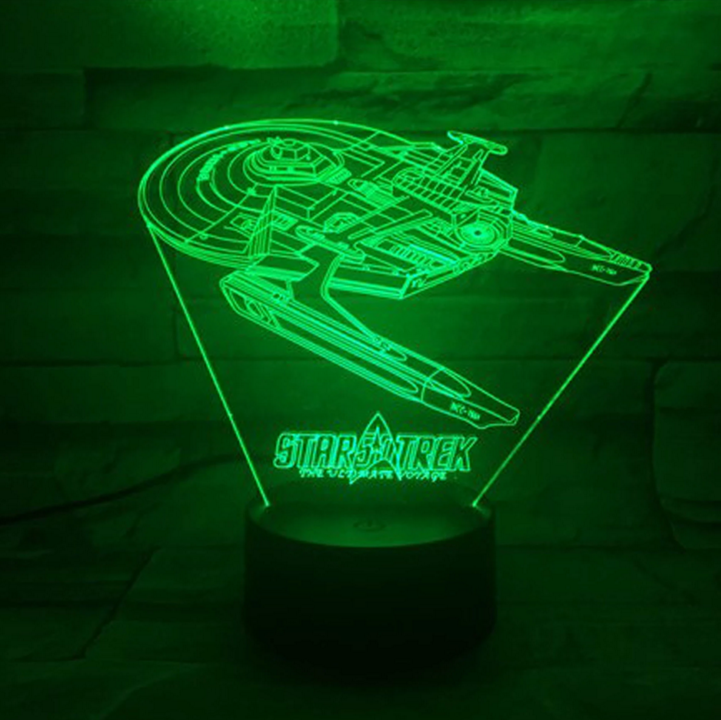 Norvo | Star Trek 3D optisk illusjonslampe