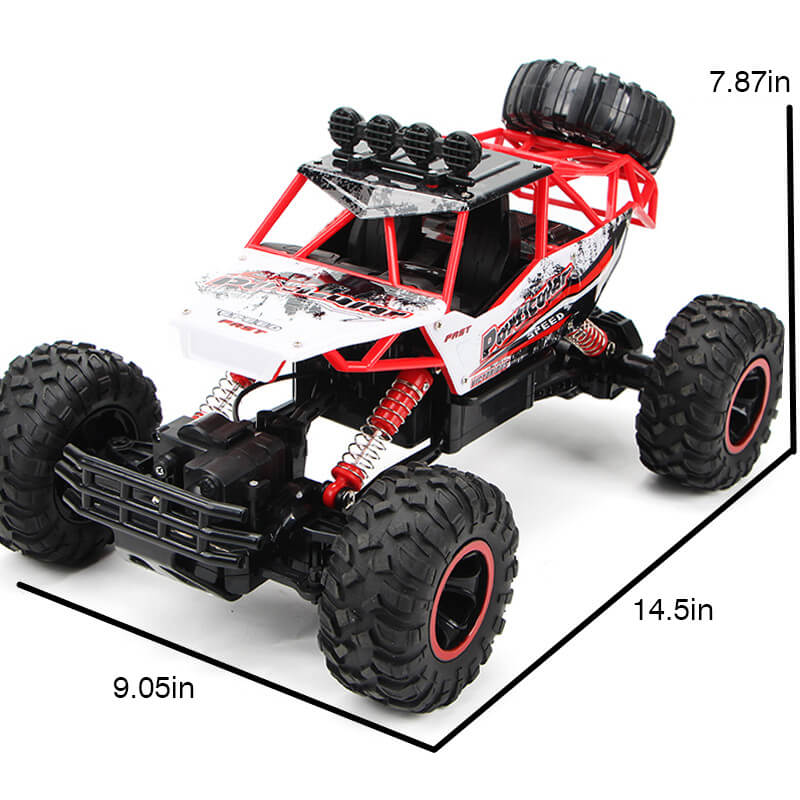 Norvo | Fjernstyrt bil, 4x4, monstertruck, klatrebil, 2.4 G, offroad klatrebil