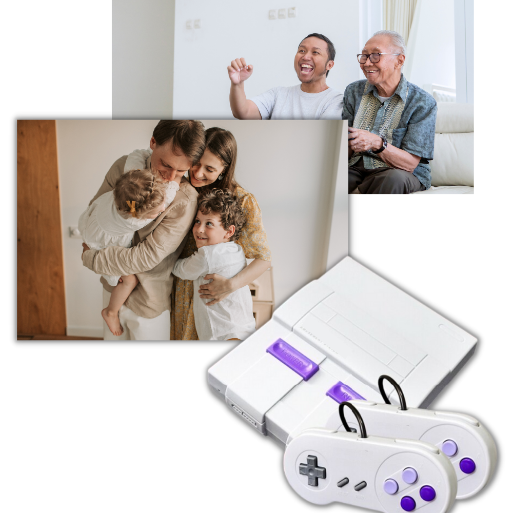 Retro mini spillkonsoll