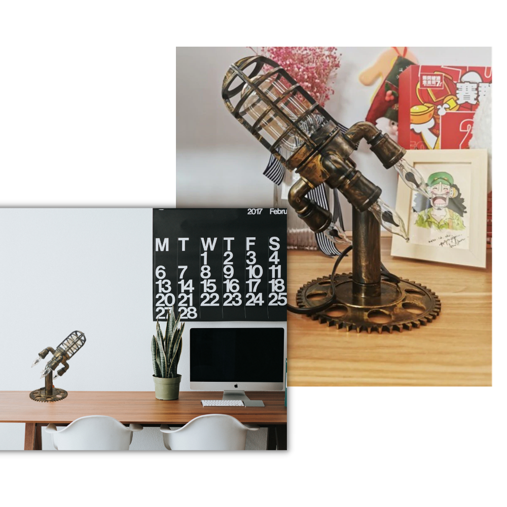 Rakettformet LED-lampe
