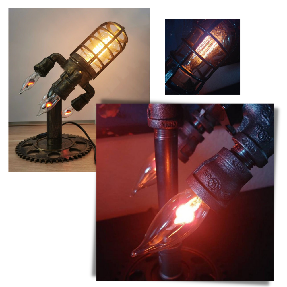 Rakettformet LED-lampe