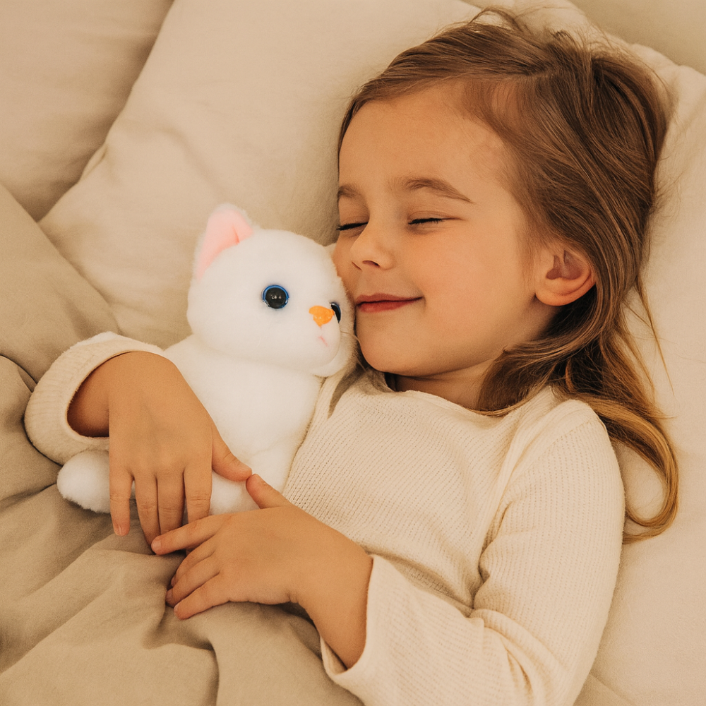 Norvo | Realistisk Katt Plysdyr Myk Stuffet Kattungedukke Barns Gave
