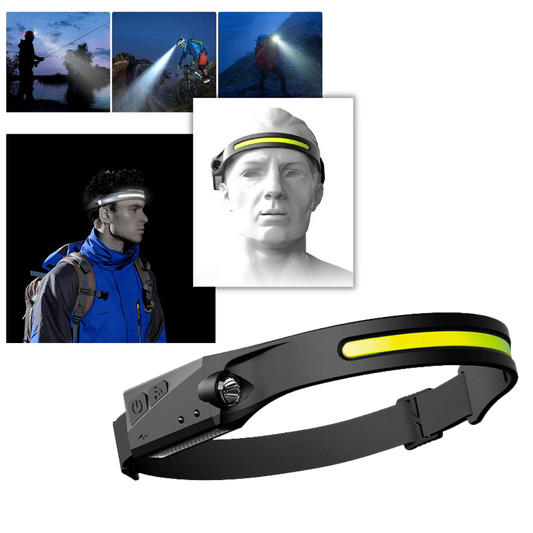 Oppladbar LED-hodelykt