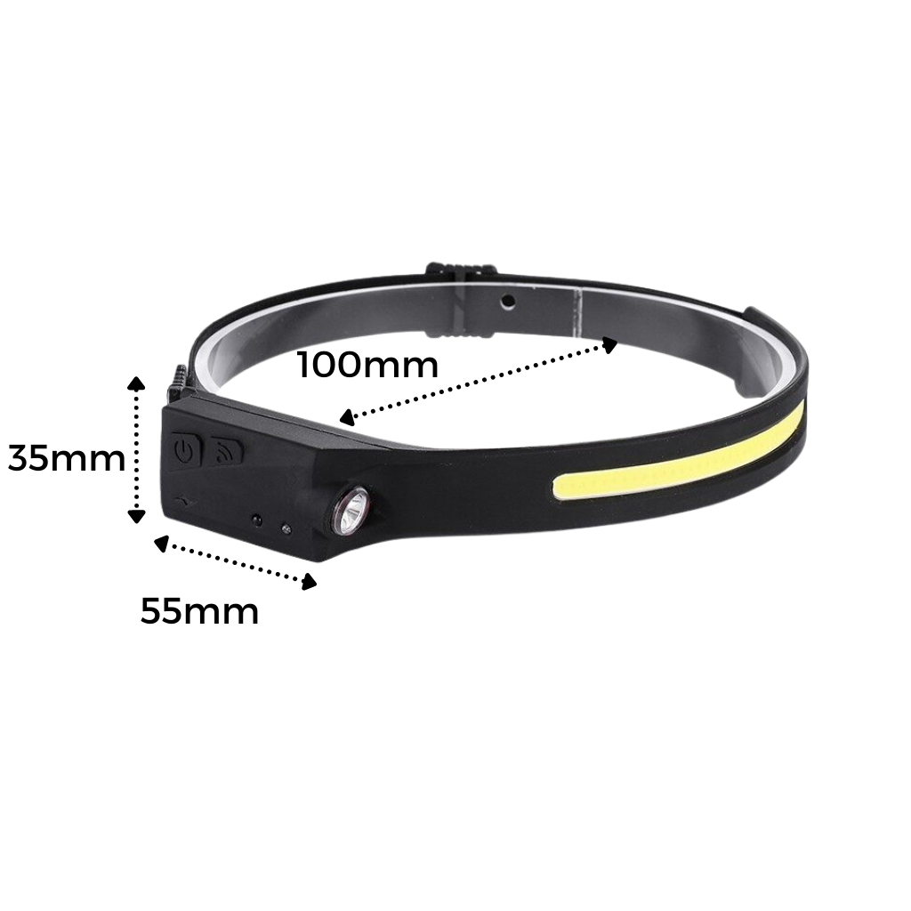 Oppladbar LED-hodelykt