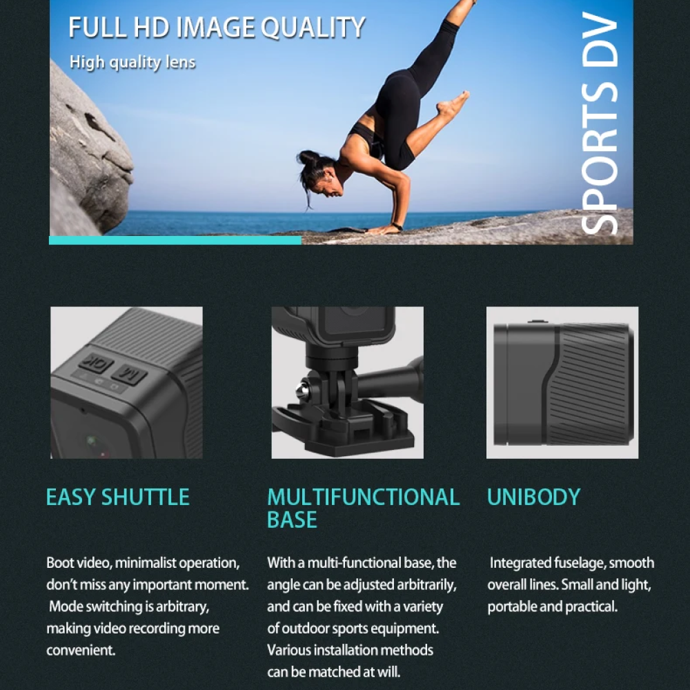 Norvo | Biker Hjelm Action Crash Action Kamera I Motorsykkel