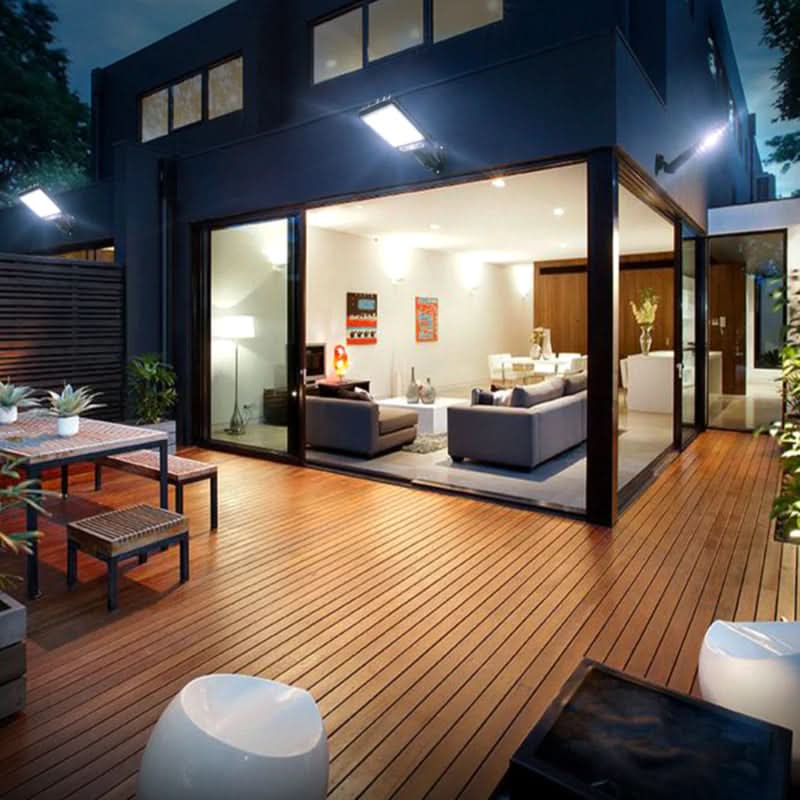 Norvo | Solar LED utendørs spotlight med bevegelsessensor