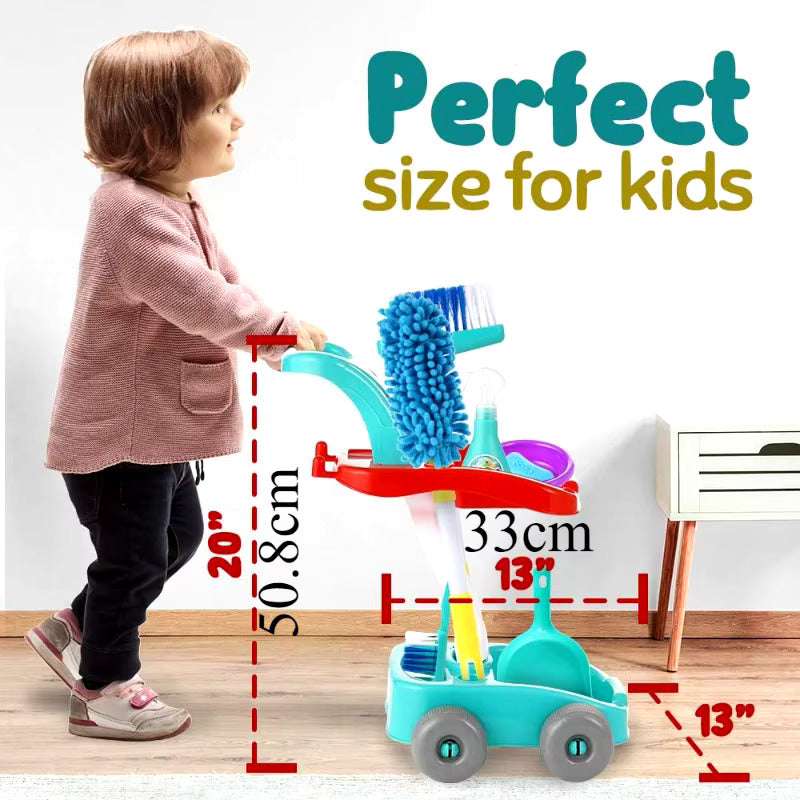 Norvo | CleanTeam | Rengjøring mens man leker - Morsomt rengjøringsleketøy for små hjelpere