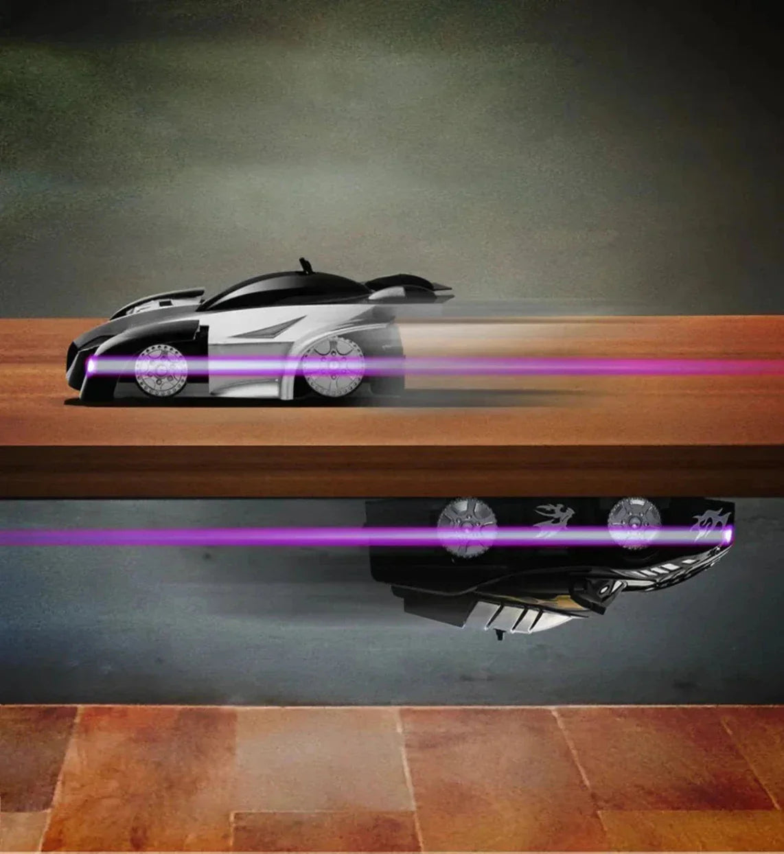 Norvo | RC Bil Anti-Schwerkraft | Spektakulært Rett - Kjører på Vegger og Tak