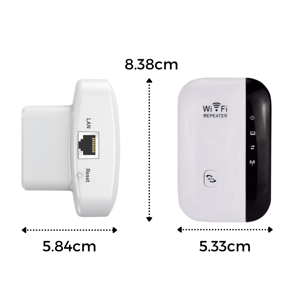 Ekstern WiFi-forsterker og signalforsterker