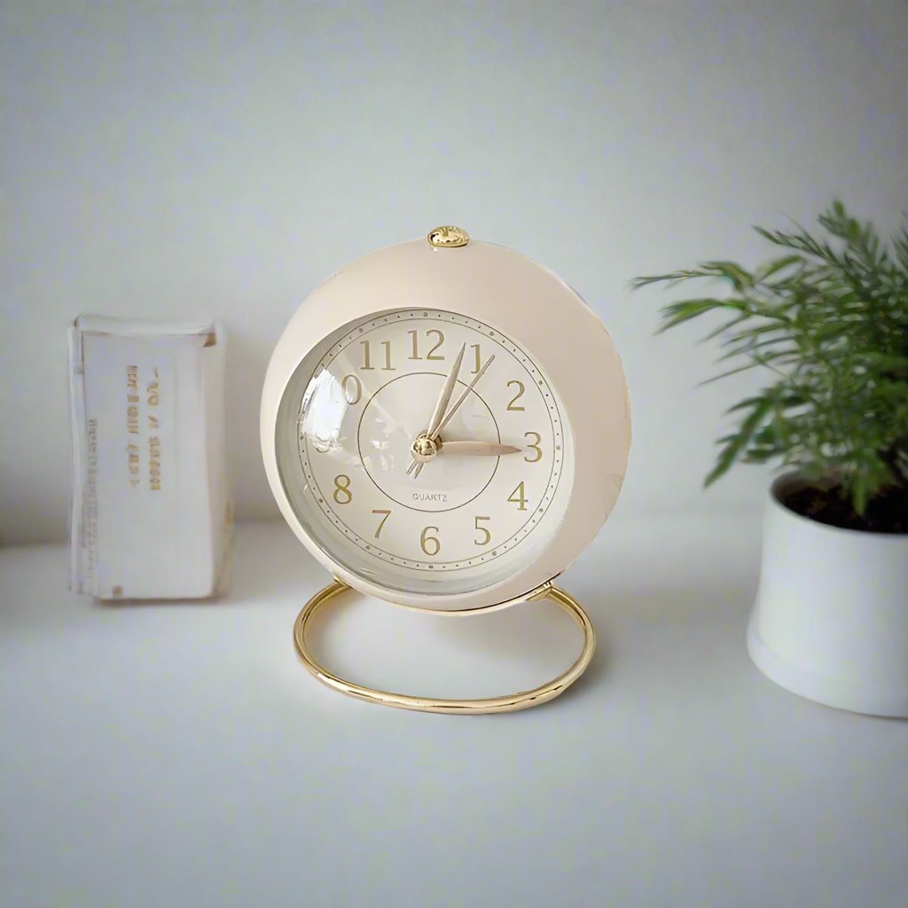 Norvo | Retro Vintage Stil Gull Akse Alarmklokke