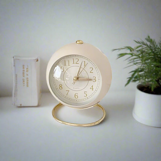 Norvo | Retro Vintage Stil Gull Akse Alarmklokke