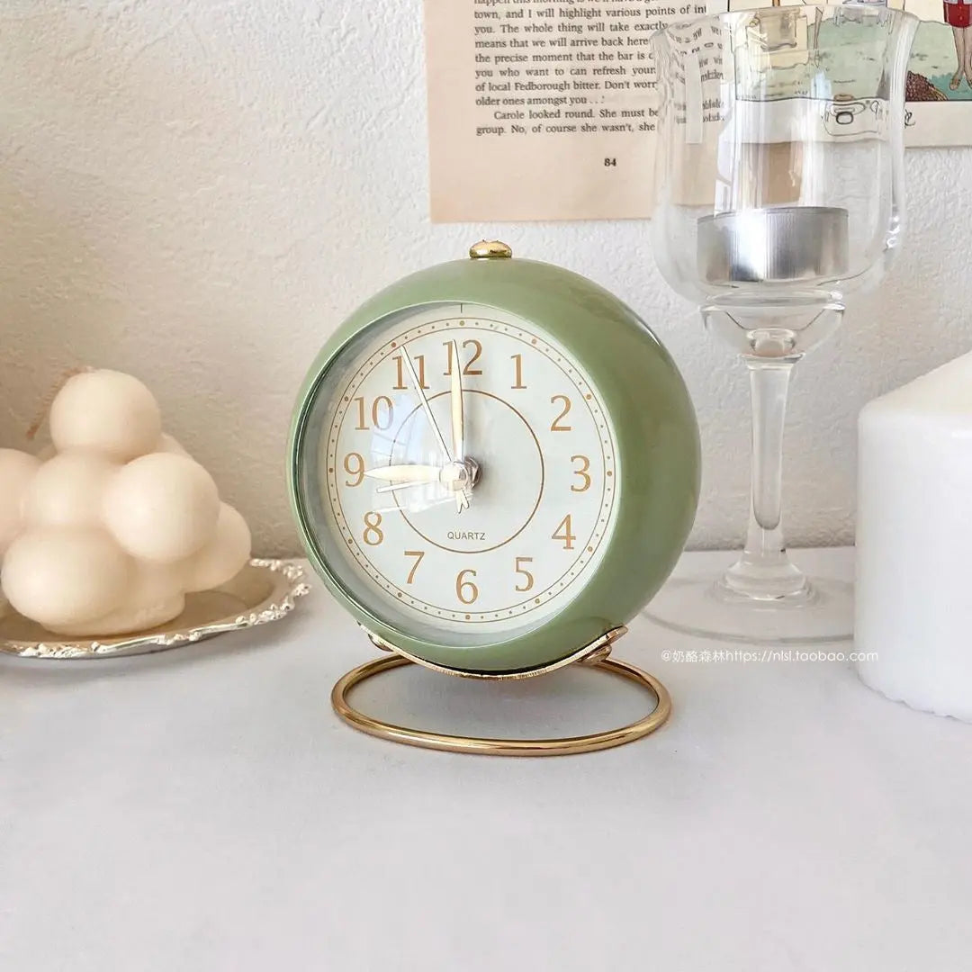 Norvo | Retro Vintage Stil Gull Akse Alarmklokke
