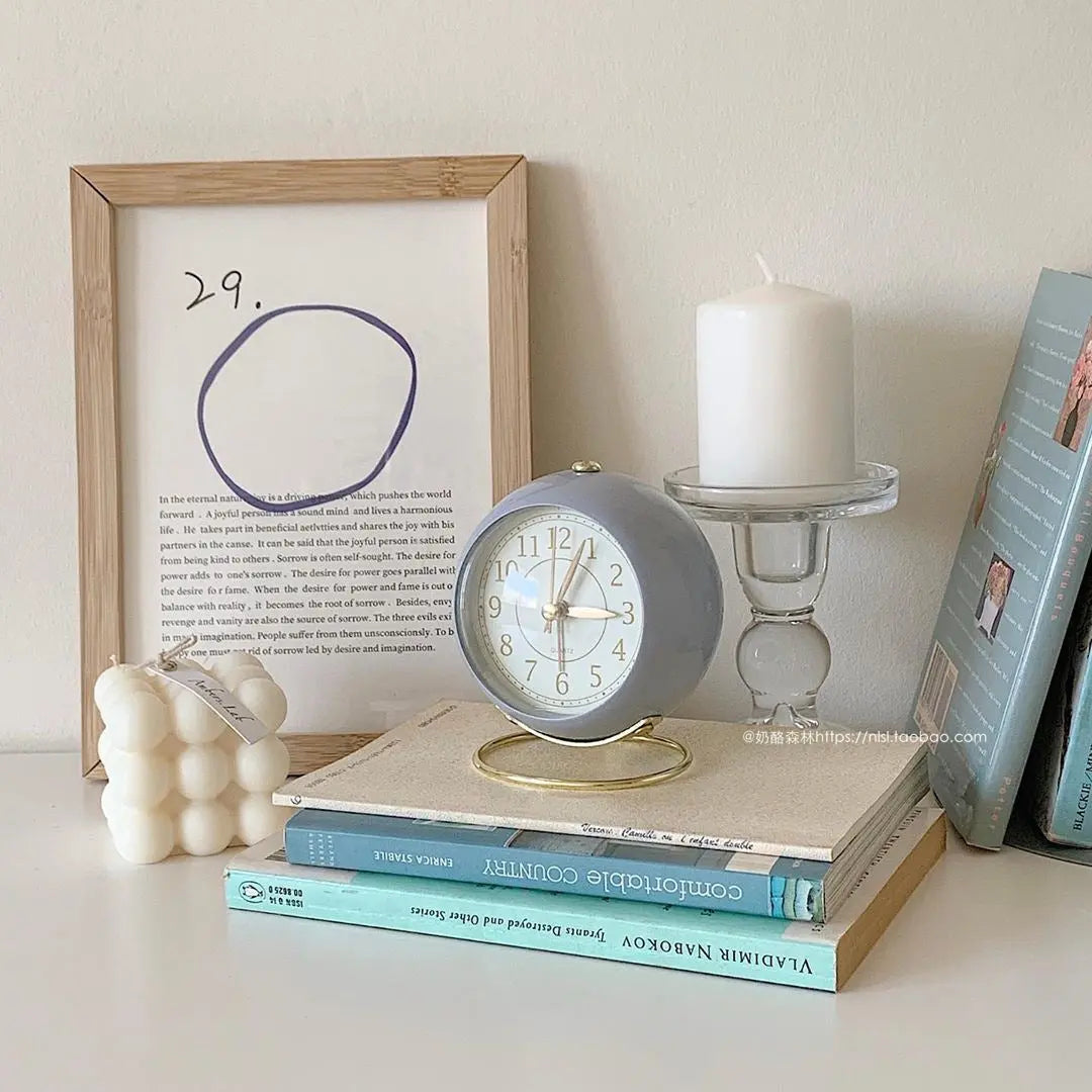 Norvo | Retro Vintage Stil Gull Akse Alarmklokke