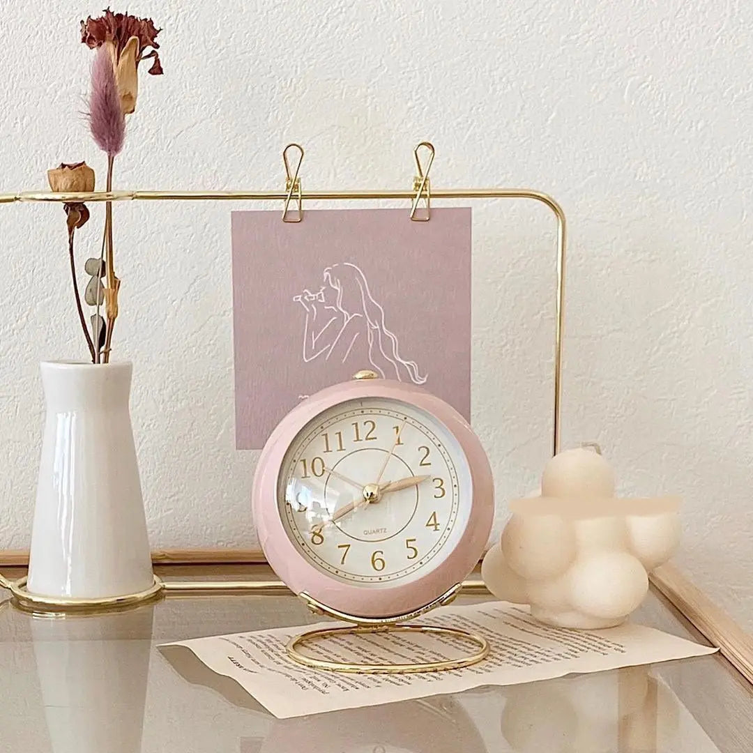 Norvo | Retro Vintage Stil Gull Akse Alarmklokke