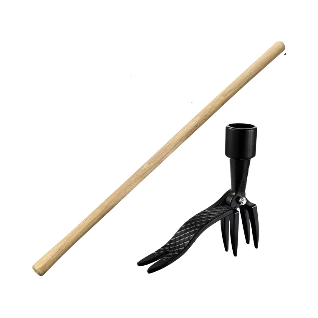 Norvo | Ergonomisk Ugressverktøy | Høystyrkestålklør for Uanstrengt Ugressfjerning i Hager