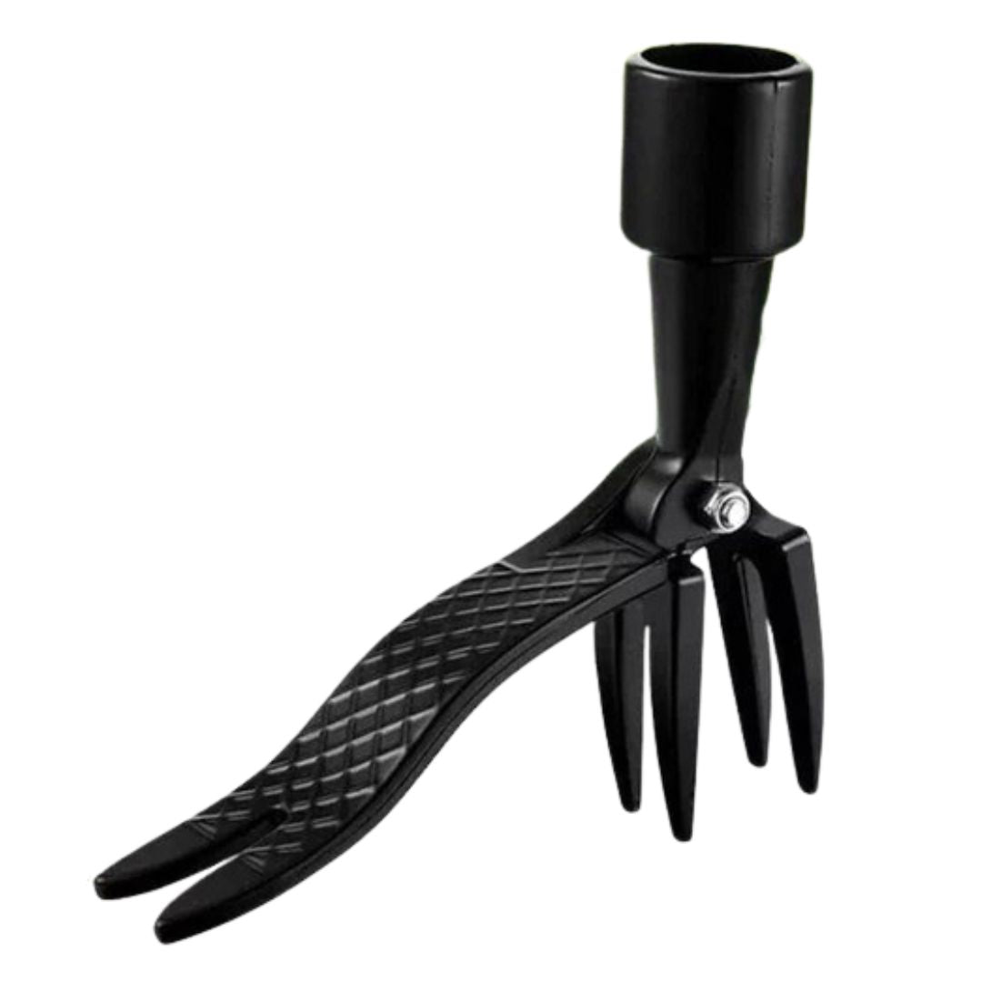 Norvo | Ergonomisk Ugressverktøy | Høystyrkestålklør for Uanstrengt Ugressfjerning i Hager