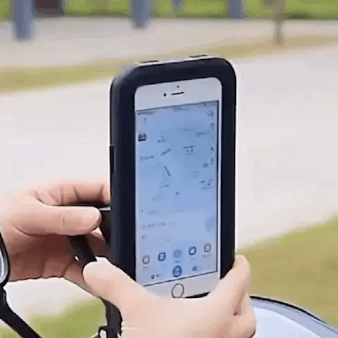 Norvo | SafeRide Vanntett Telefonholder – 360° Rotérbar for Sykkel og Regnvær