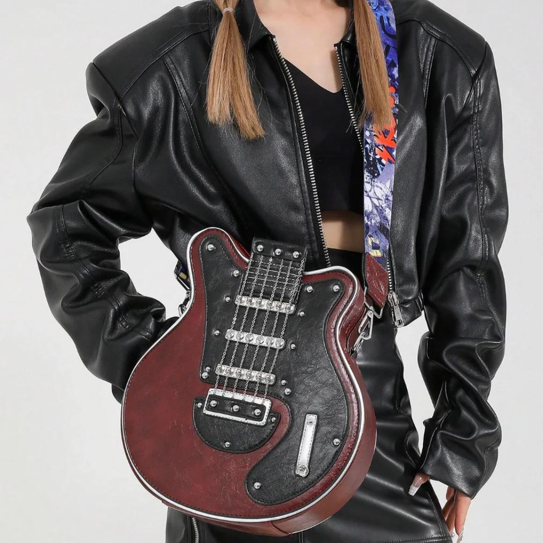 Norvo | Hev stilen din med Rockstar gitarveske skulderveske chic