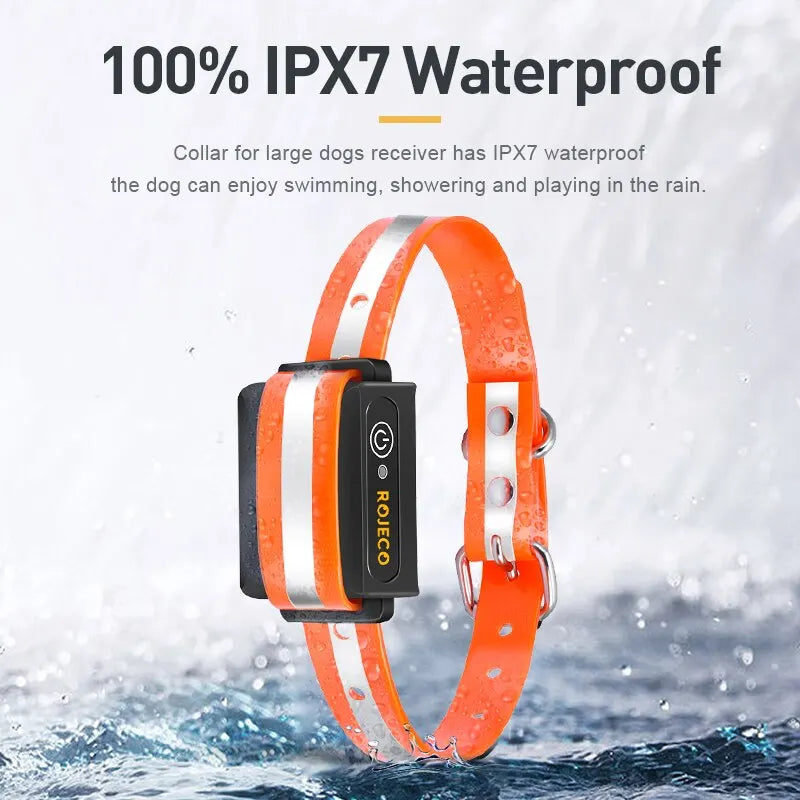 Norvo | Fjernstyrt hundetreningshalsbånd | Oppladbart, vanntett og 1000m rekkevidde for effektiv hundetrening