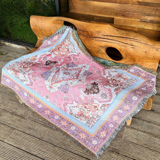 Norvo | Bohemsk Aztek Tapet Kaste Sofa Teppe