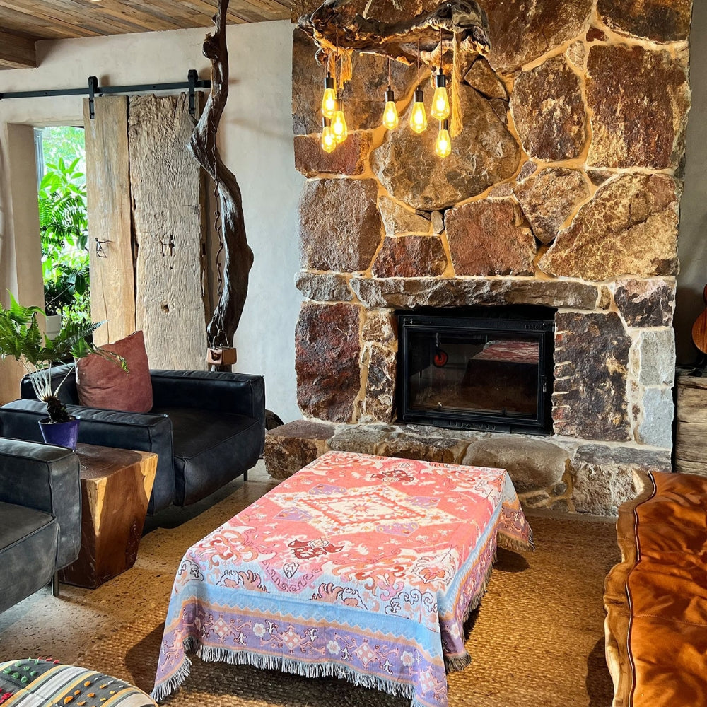 Norvo | Bohemsk Aztek Tapet Kaste Sofa Teppe