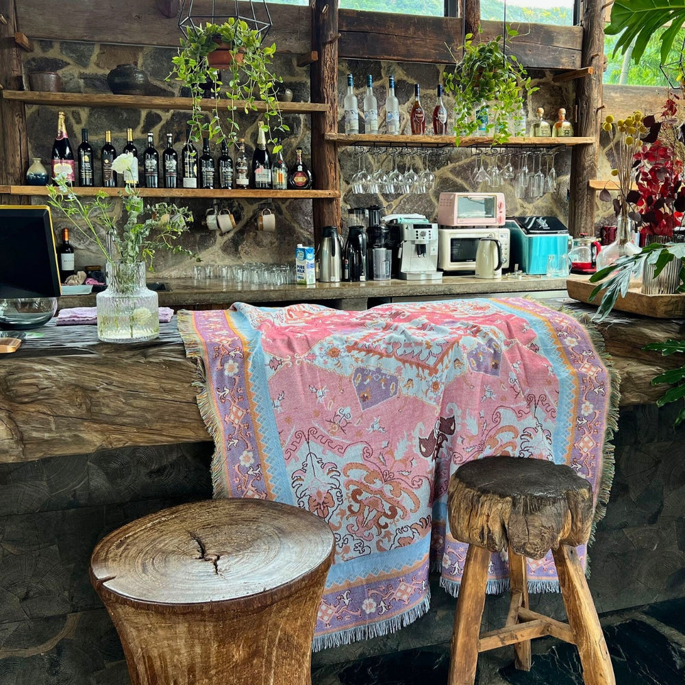 Norvo | Bohemsk Aztek Tapet Kaste Sofa Teppe