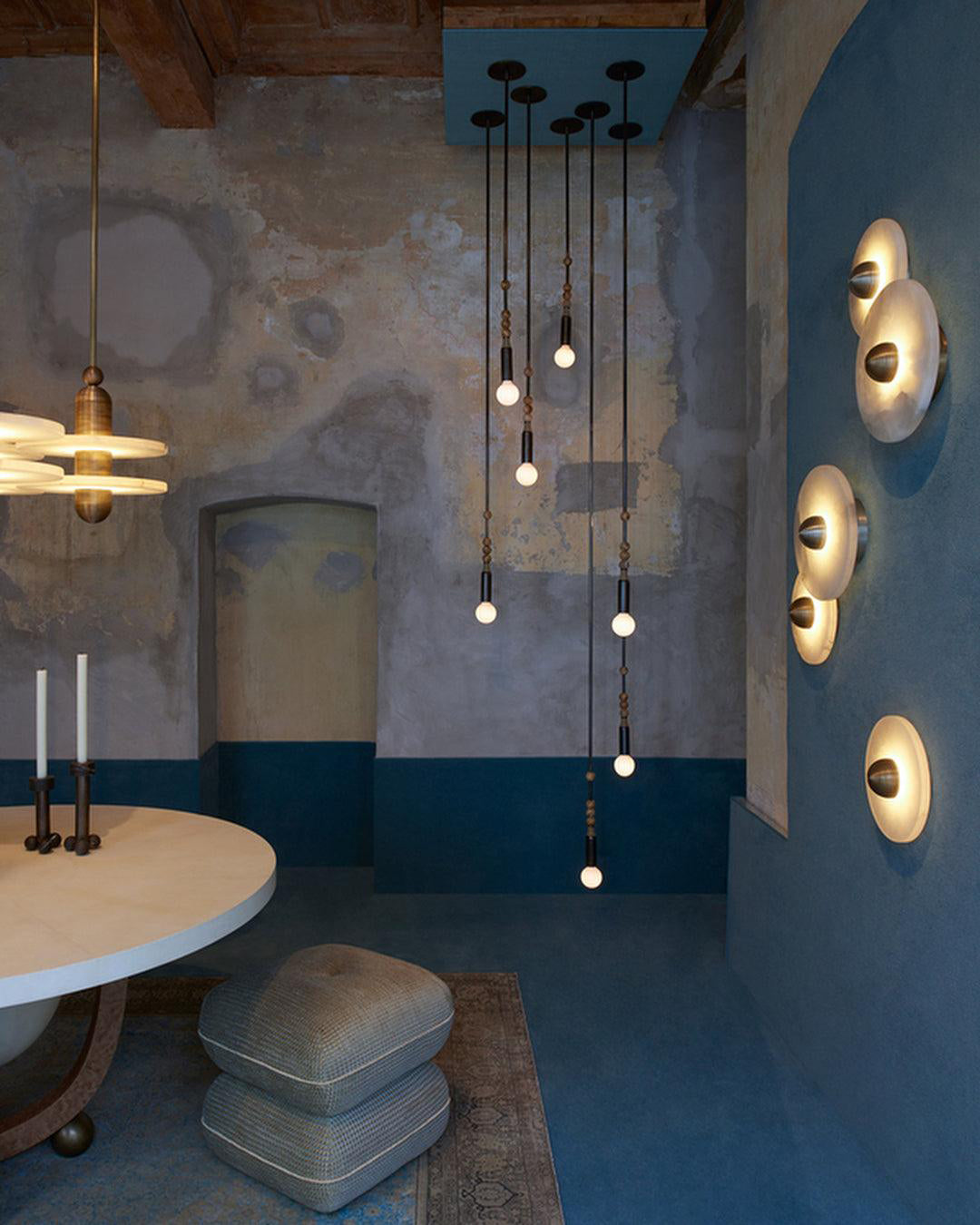 Norvo | Designer Vegglampe med marmor aksent