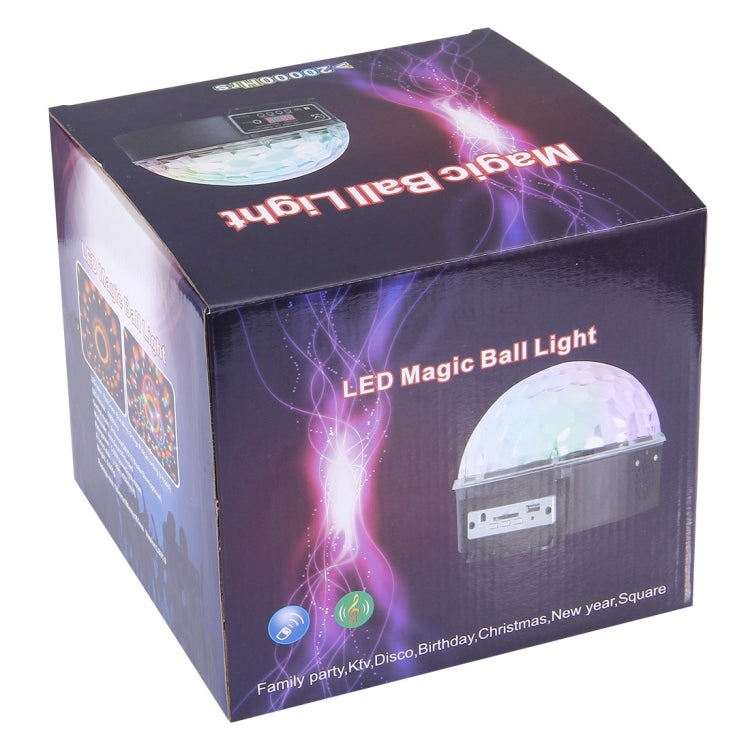 Norvo | Digital LED RGB Krystall Magisk Ball Scene Effekt Lys, DMX Fest Disco DJ Bar Farget Mønster Belysning