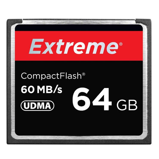 Norvo | 64GB Extreme Compact Flash-kort, 400X lesehastighet, opptil 60 MB/S (100 % sann kapasitet)