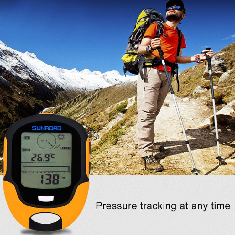 Norvo | SUNROAD Multi-Funksjon LCD Digital Høyde med Kompass & Barometer & Termometer & Hygrometer & Værmelding & LED Lommelykt og Klokke