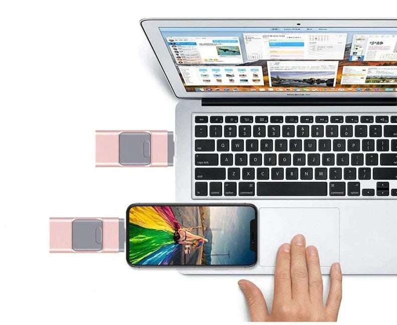 Norvo | DataFlex 4-i-1 Minnepinne – USB-lagring for telefon, nettbrett og PC