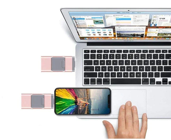 Norvo | DataFlex 4-i-1 Minnepinne – USB-lagring for telefon, nettbrett og PC