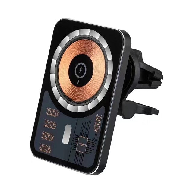 Norvo | Gjennomsiktig Bil Trådløs Magnetisk Telefonlader