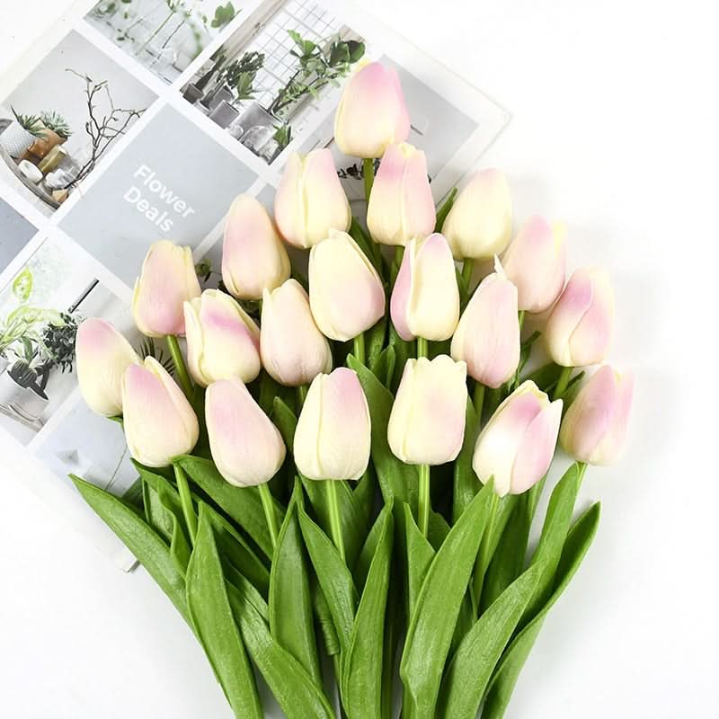 Norvo | Kunstig Tulipanbukett med Realistiske Livaktige Blomster