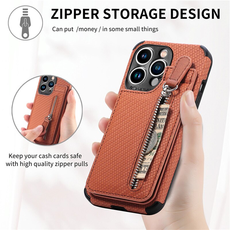 Norvo | Zip Zip Elegance Lommebok iPhone Etui