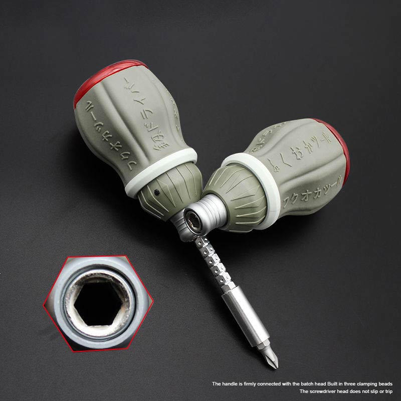 Norvo | Teleskopisk Bærbar Magnetisk Fix Flex Skrutrekkersett