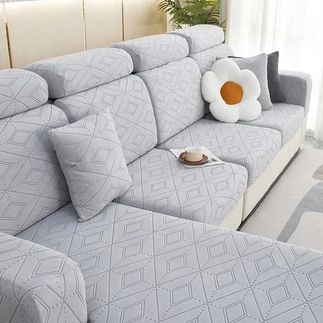 Norvo | SlipBliss - Elegant Jacquard Non-Slip Sofa Trekk