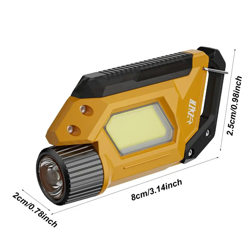 Norvo | Oppladbar Lettvekt LED EDC Camping Nøkkelring Lys