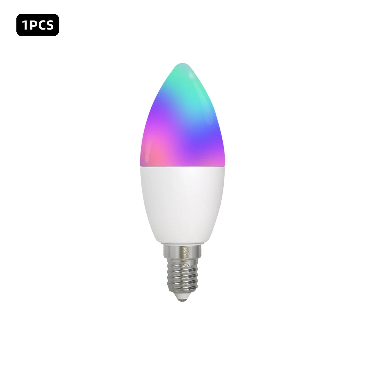 Tuya Zigbee LED Lyspære E14 - WiFi RGB Stearinlys Lampe Kontroll via SmartLife Google Alexa Apper