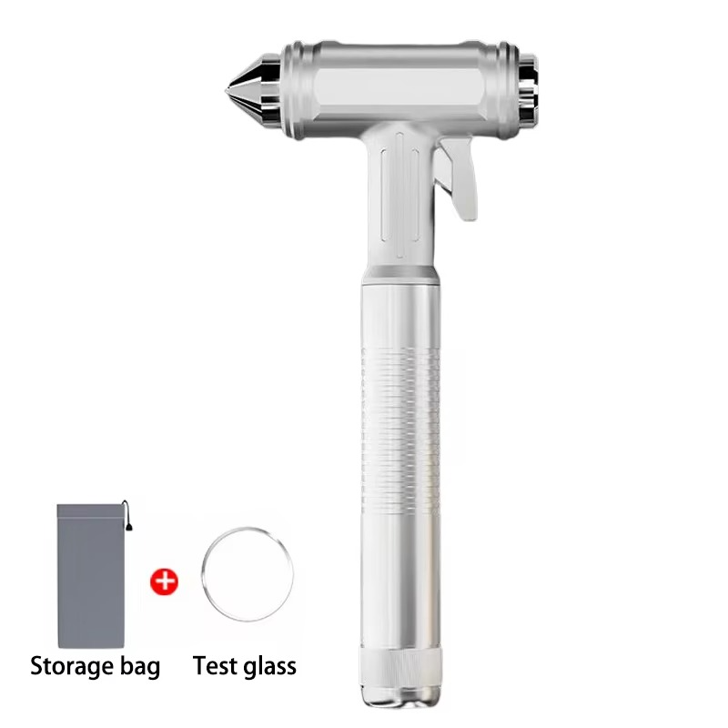 Norvo | All-Metal Bil Sikkerhetsvindu Hammer - Nødglass Brekker & Belteskjærer