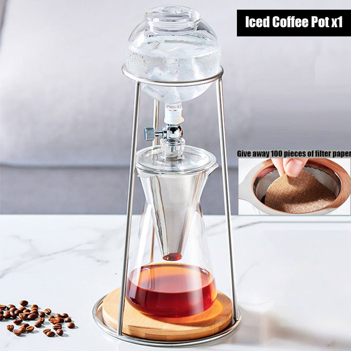 Norvo | Vintage Art Brew Glass Gjenbrukbar Drypp Kaffe Kanne