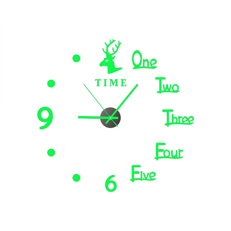 Norvo | 3D Luminous Silent Veggklokke